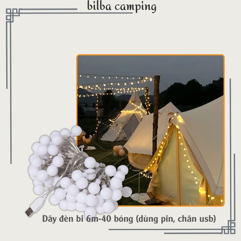 Dây đèn Led trang trí cherry ball camping