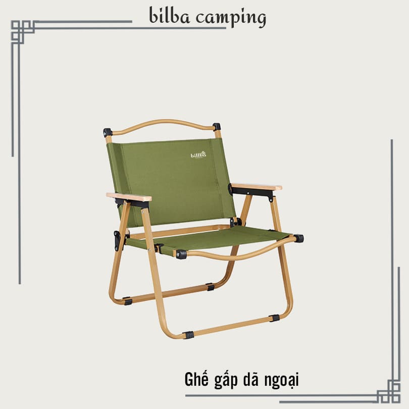 Ghế kermit màu xanh camping BB7223