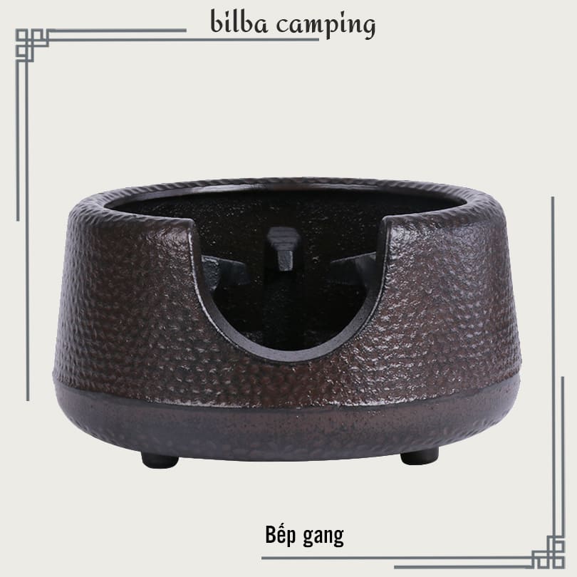 Bếp gang đun ấm trà ngang BB4325