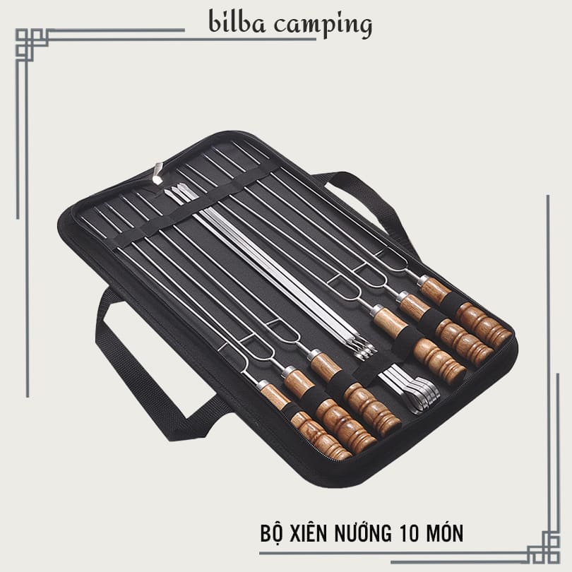 Bộ xiên nướng BBQ 10 món 